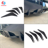 Rear Diffuser Lip Shark Fin For Chevrolet Corvette C7 2014 2015 2016 2017 2018 2019
