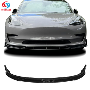 Front Bumper Lip Splitter For Tesla Model3 2017 2018 2019 2020 2021 2022 2023