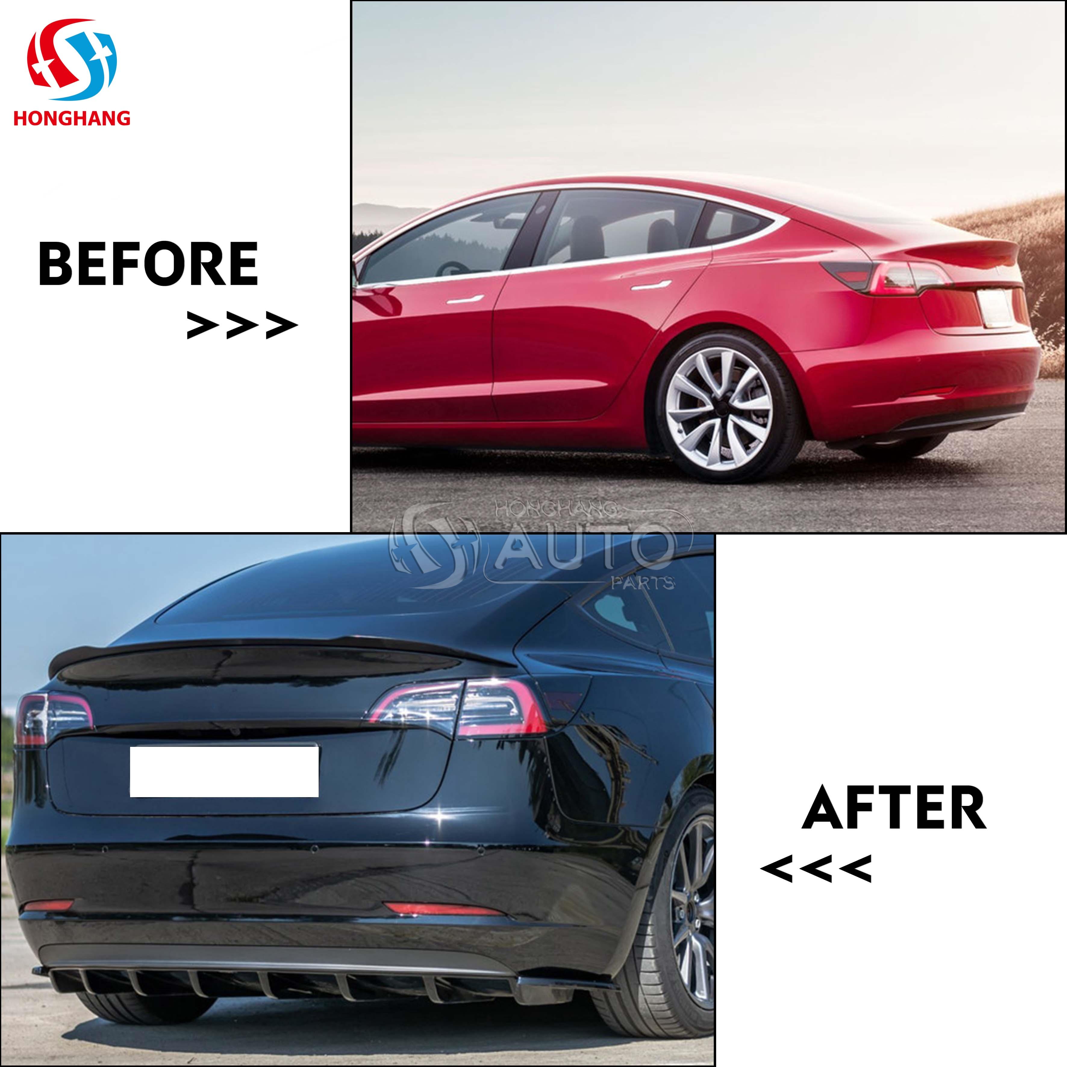 New Arrivals Rear Wing Spoiler For TESLA Model 3 2017 2018 2019 2020 2021 2022 2023