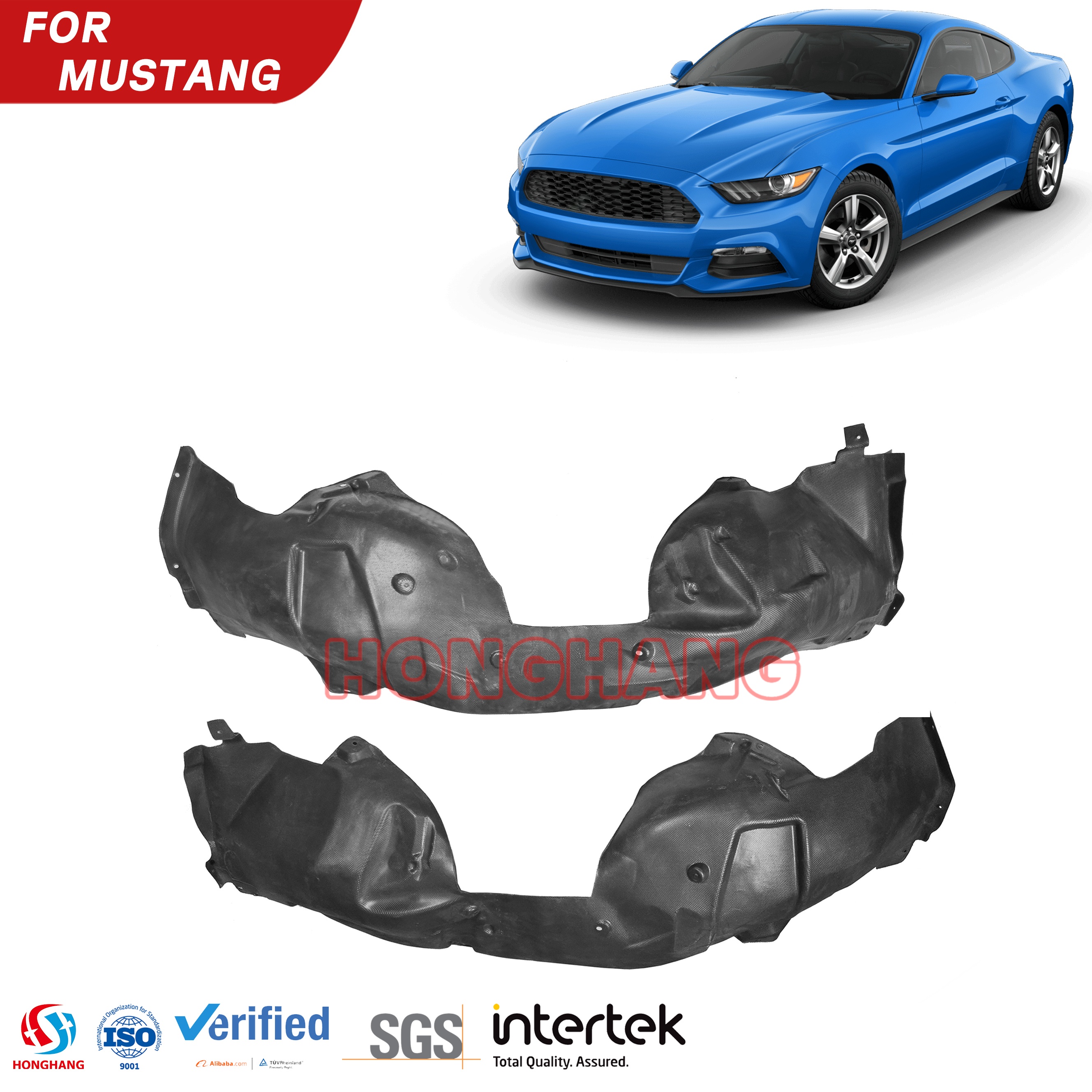 Factory Direct Front Fender Liner for Ford Mustang 2015 2016 2017