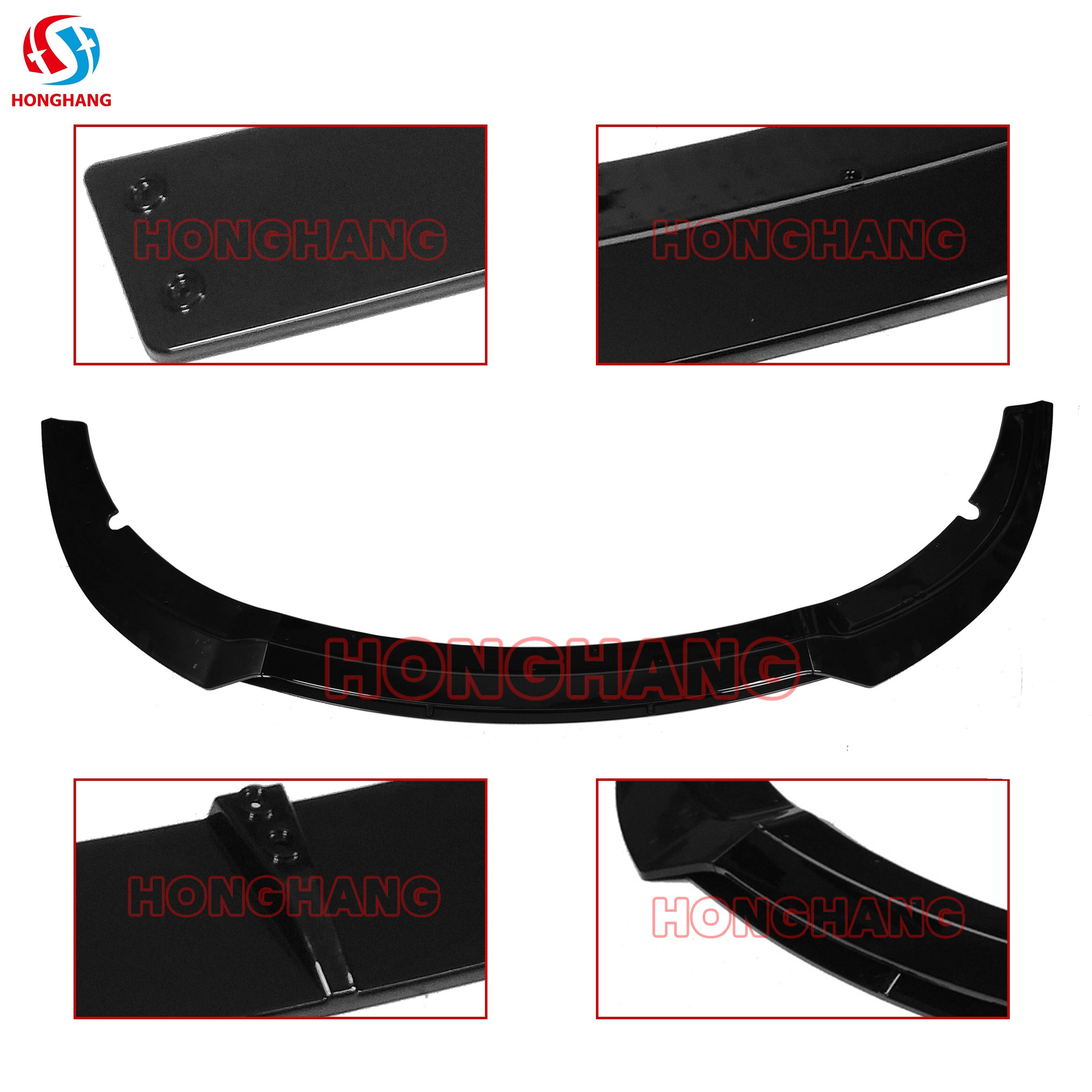 Factory Direct четырехэтапный передний бампер губ для Dodge Charger SRT 2015 2016 2017 2018 2019 2020 2021 2022 2023