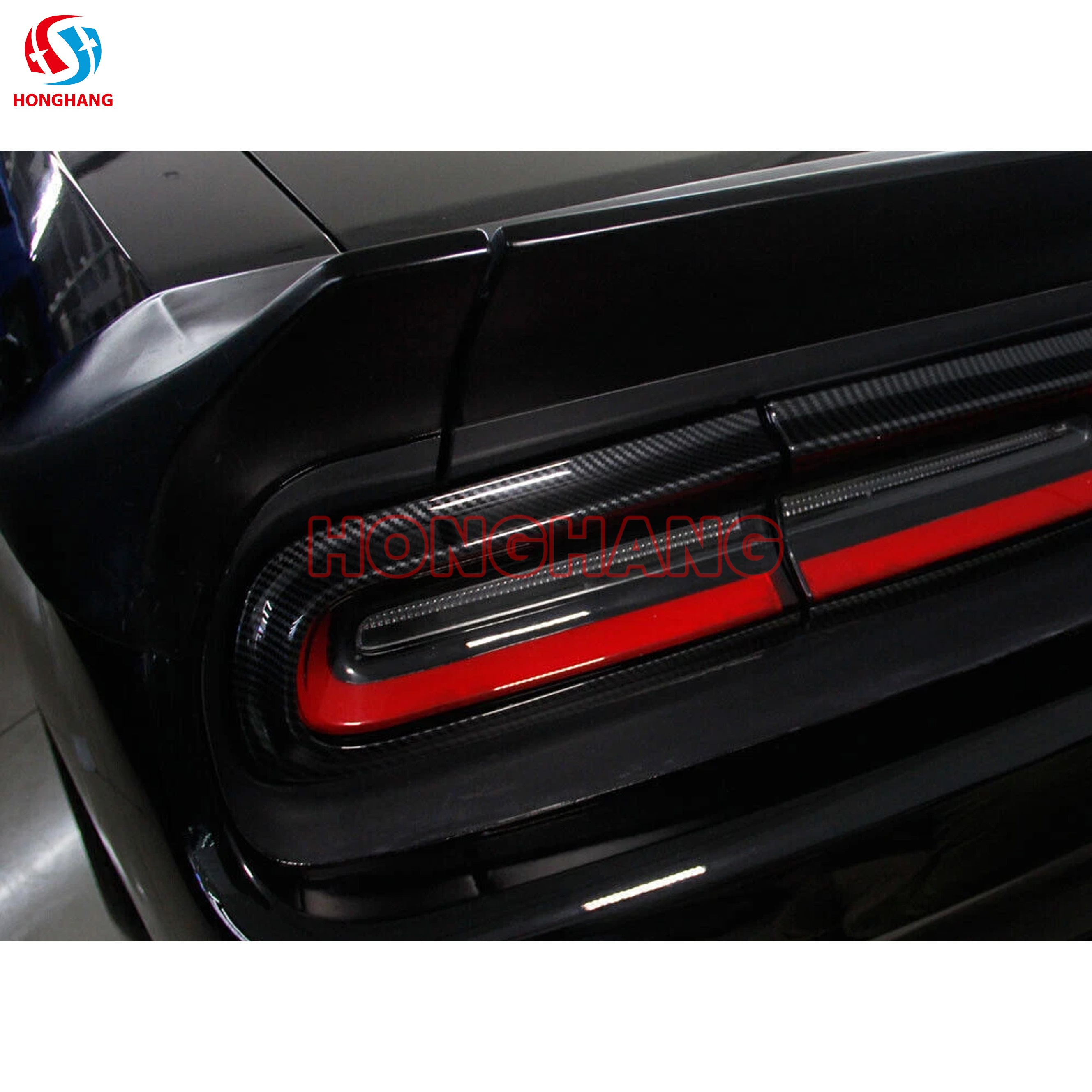 Rücklichtabdeckung Heckleuchte Abdeckungskit für Dodge Challenger 2015-2023