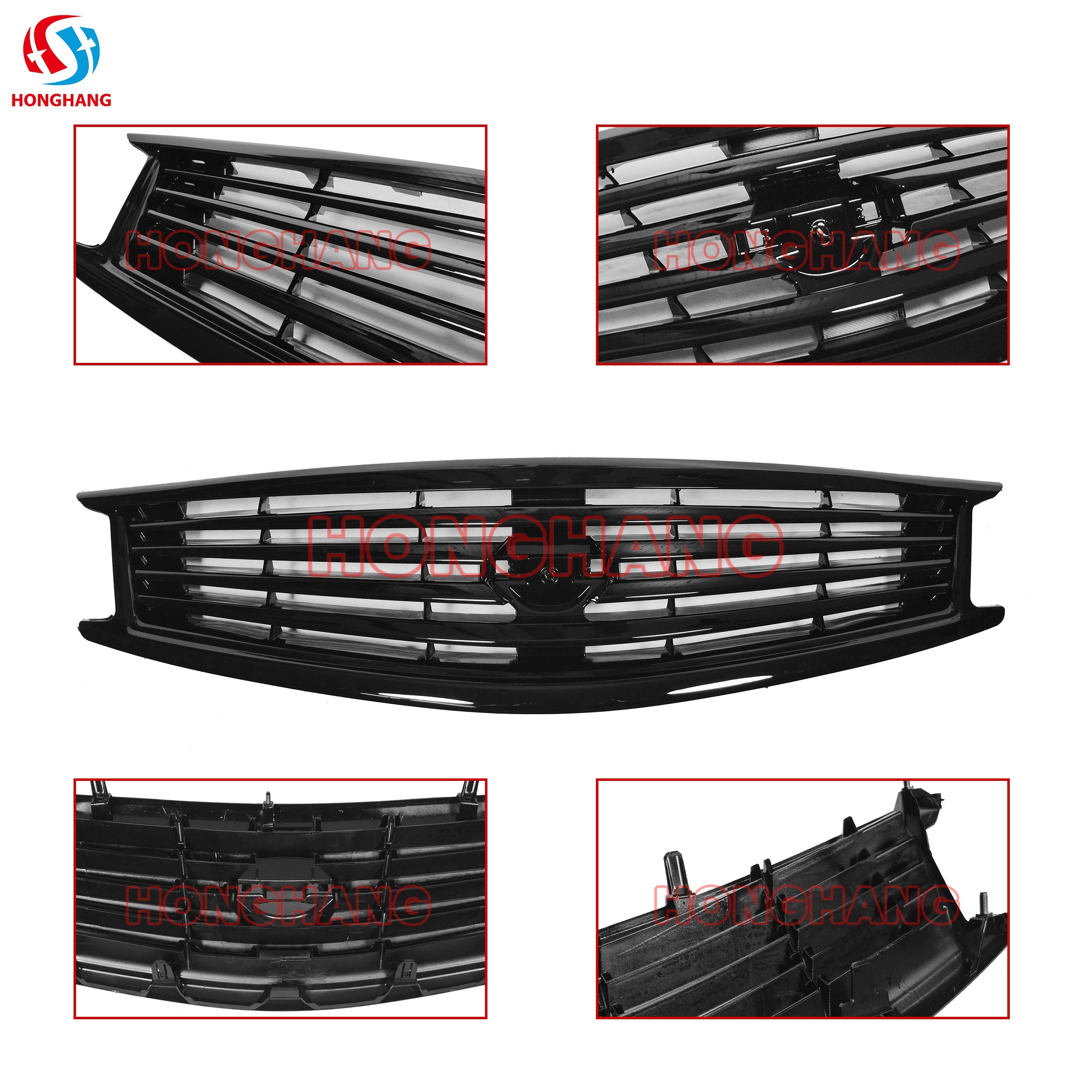 Black Mesh Upper Grille For 2010–2013 Infiniti G37 G25 Q40 Sedan – Direct Fit