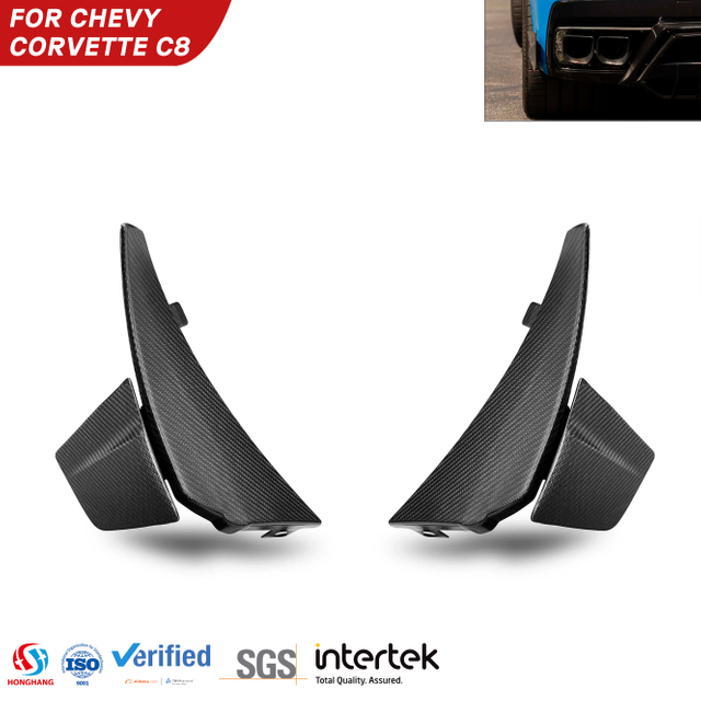 Chevrolet Corvette C8 Rear Canards 2020+
