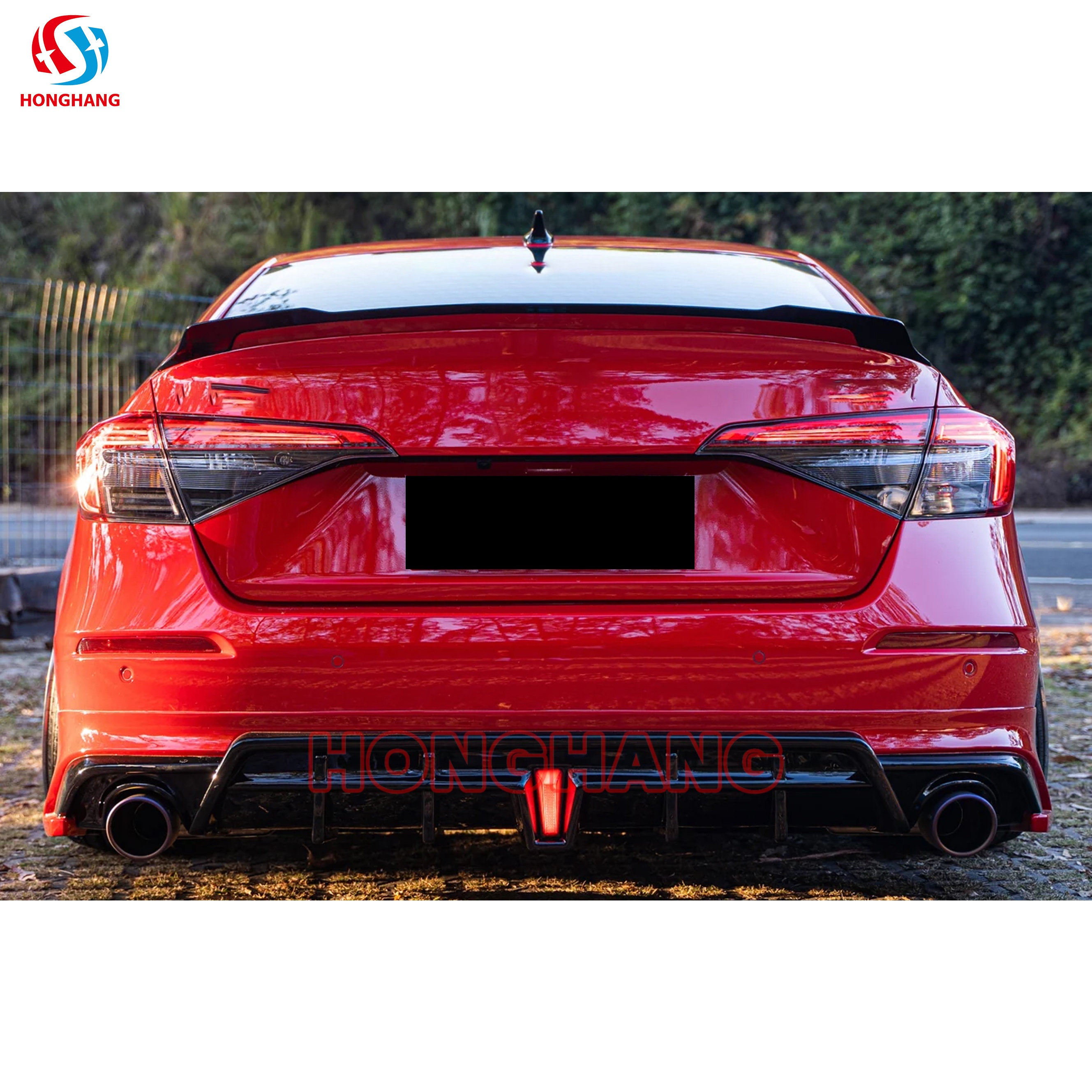 2022+ Honda Civic Rear Diffuser Lip