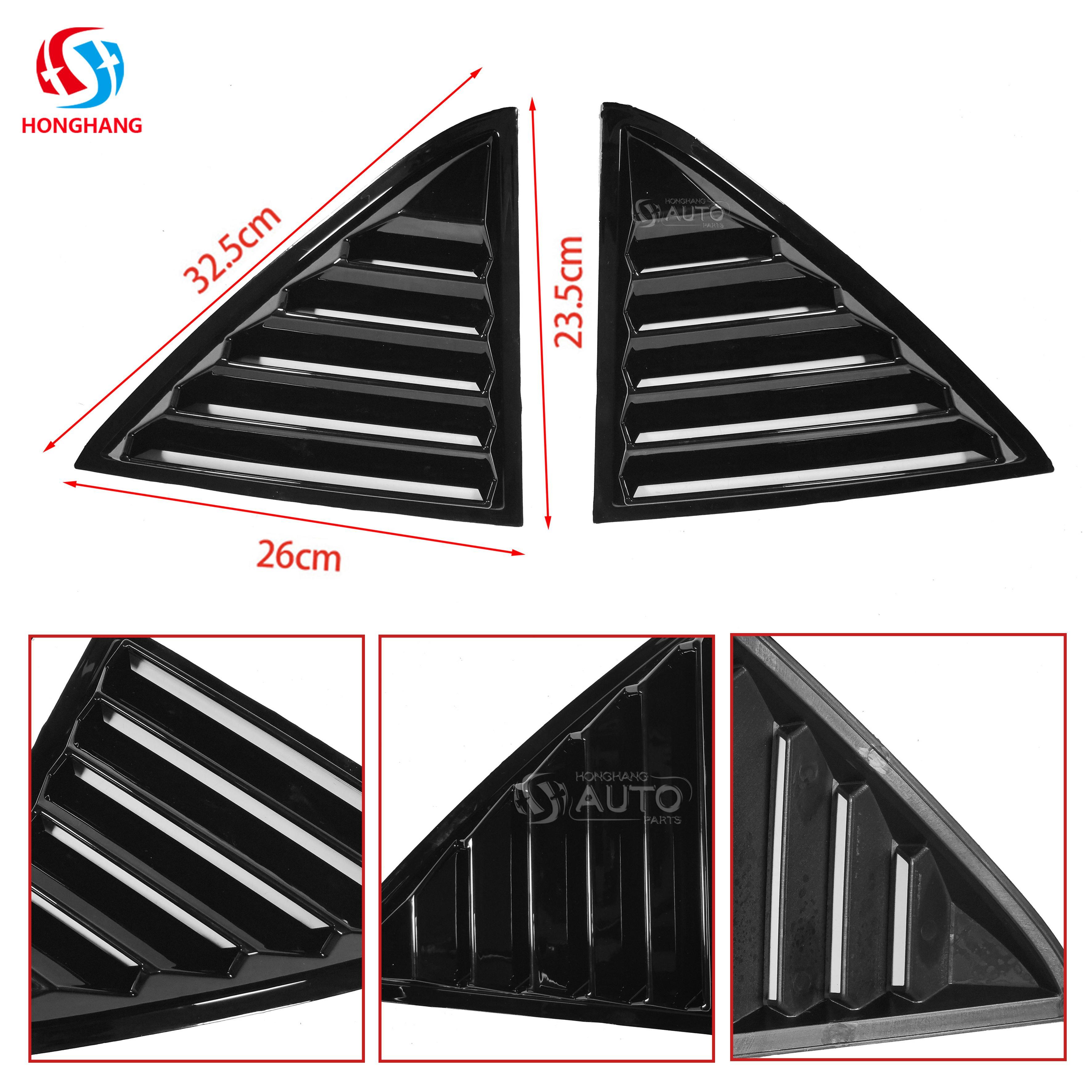 Car Rear Window Triangle Shutters Cover For Chrysler 300C 2015 2016 2017 2018 2019 2020 2021