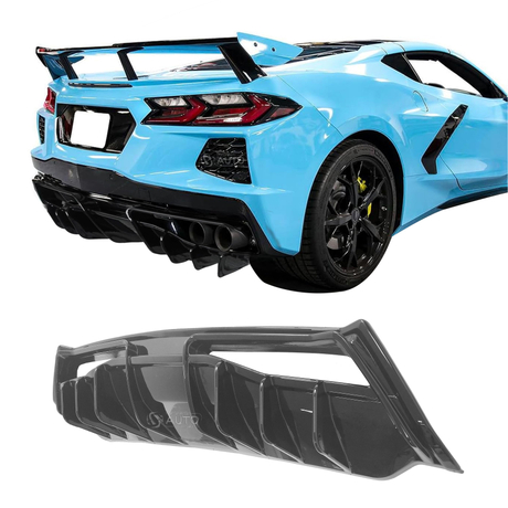 Rear Bumper Lip Splitter For Chevrolet Corvette C8 2020 2021 2022 2023