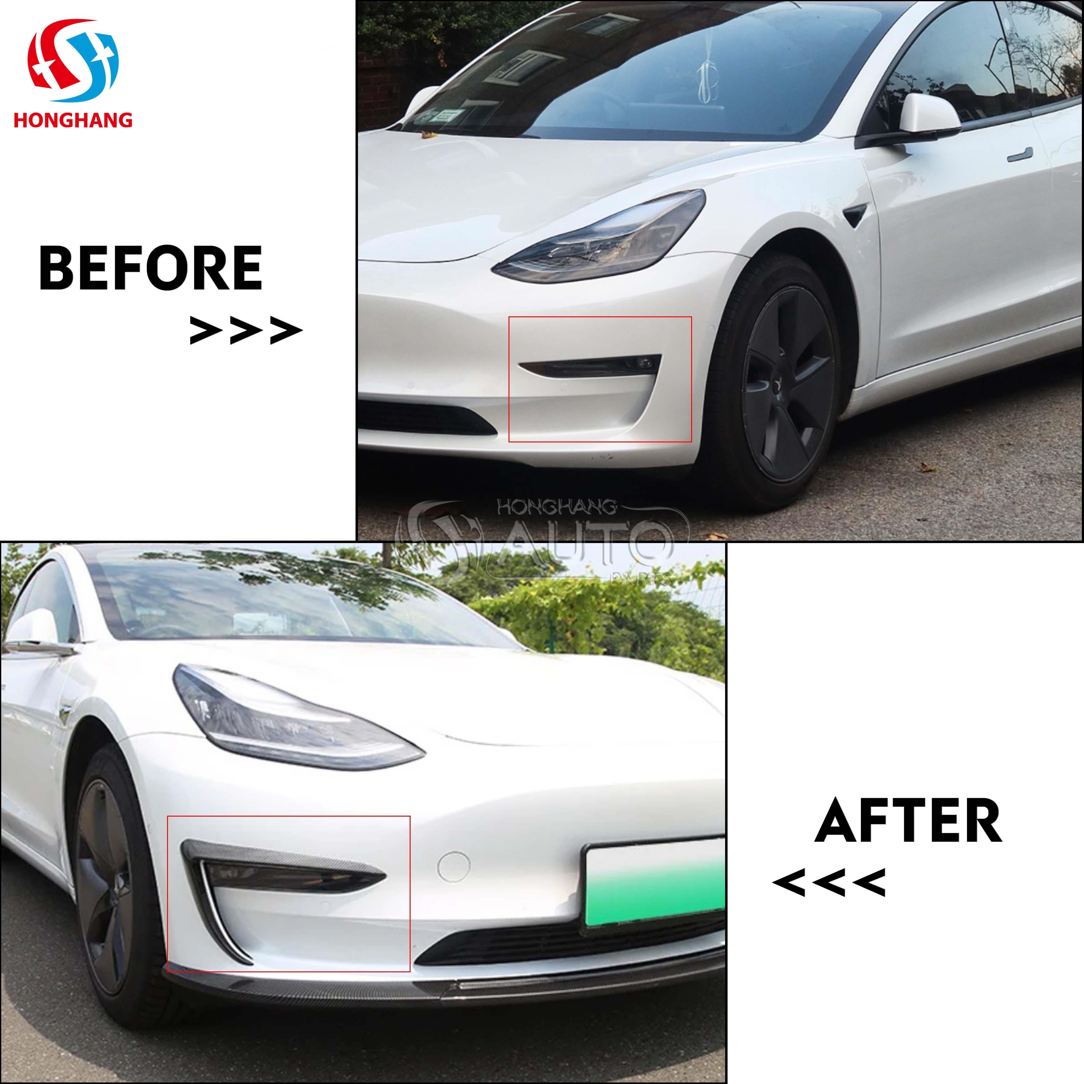 Fog Light Trim For TESLA Model3 2017 2018 2019 2020 2021 2022 2023