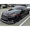 Front Lip Bumper Splitter For Infiniti Q60 2016 2017 2018 2019