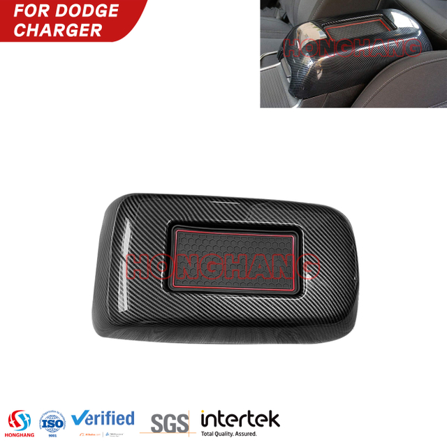 Central Armrest Box+Cover For Dodge Charger 2015 2016 2017 2018 2019 2020 2021 2022 2023