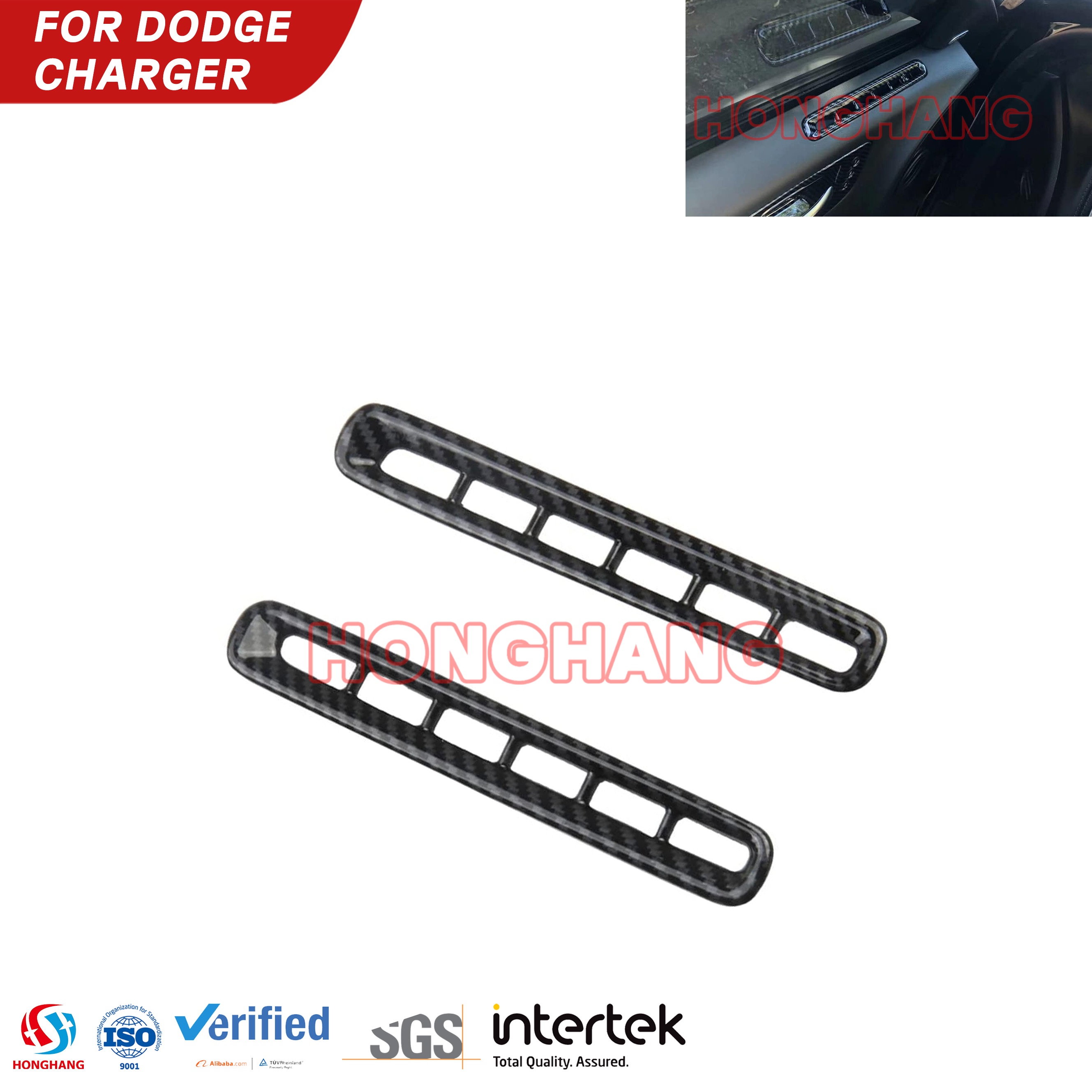 Coperchio del pannello di sfiato per outlet aereo per Dodge Charger 2015 2016 2017 2018 2019 2020 2021 2022 2023