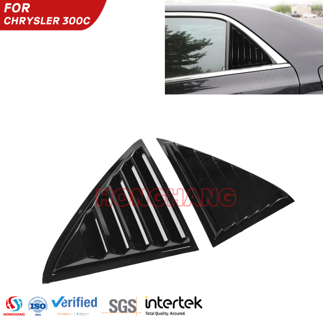 Car Rear Window Louvers & Shutters Cover For Chrysler 300C 2015-2021