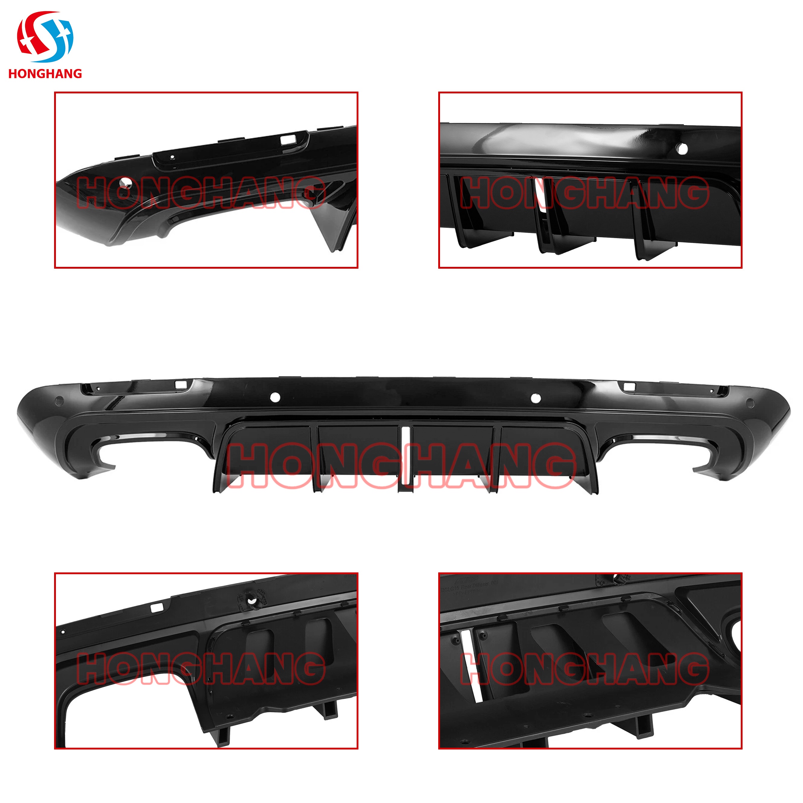 2015-2023 Dodge Challenger Rear Diffuser Bumper Lip