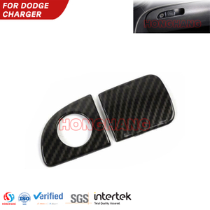 Co-Pilot Storage Box Switch Cover Trim For Dodge Charger 2015 2016 2017 2018 2019 2020 2021 2022 2023