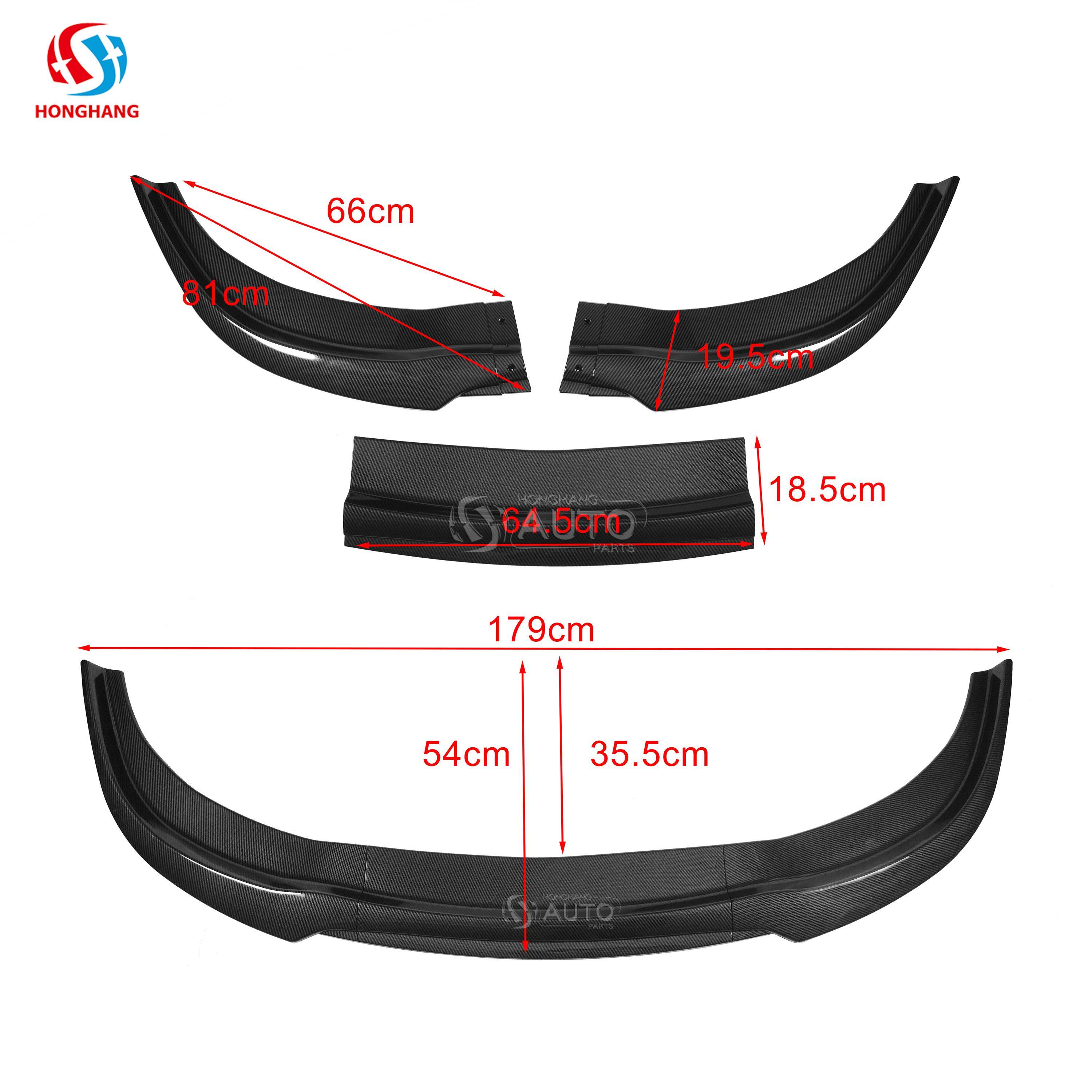 Front Bumper Lip Splitter For Chrysler 300C 2015 2016 2017 2018 2019 2020