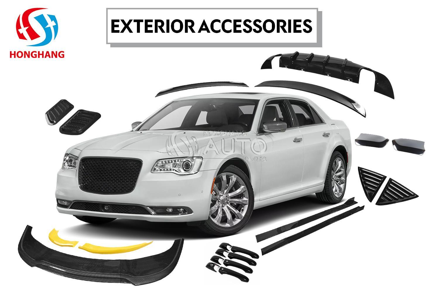 Front Bumper Lip Splitter For Chrysler 300C SRT 2015 2016 2017 2018 2019 2020