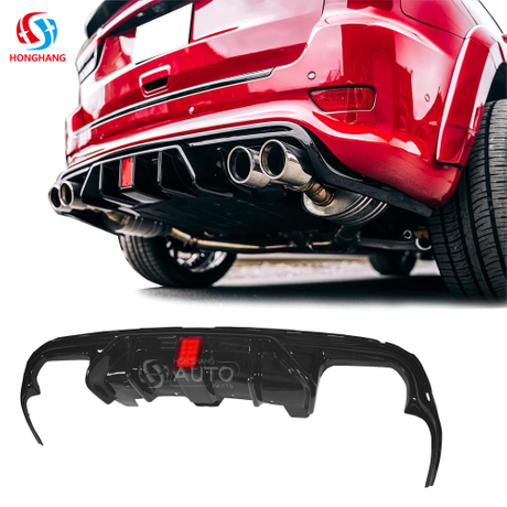 Rear Diffuser Bumper Lip For Jeep Grand Cherokee SRT 2014 2015 2016 2017 2018 2019 2020 2021 2022