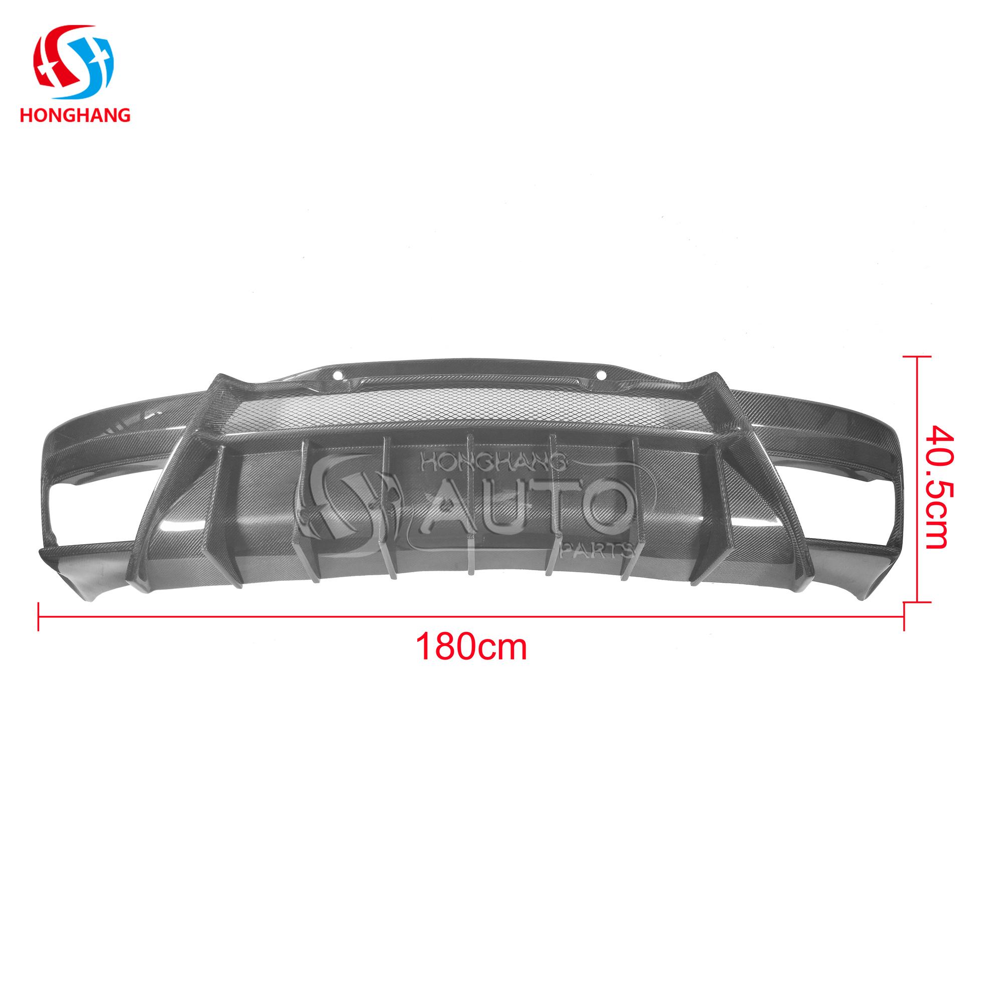 Carbon Fiber Rear Bumper Diffuser Lip For Chevrolet Corvette C8 2020 2021 2022 2023