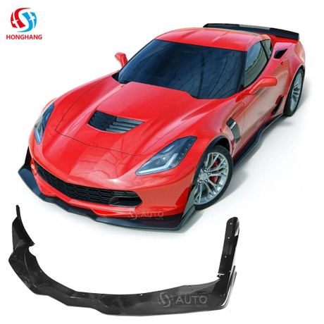 Hot Selling Front Bumper Splitter Lip For Chevrolet Corvette C7 STG3 2014 2015 2016 2017 2018 2019