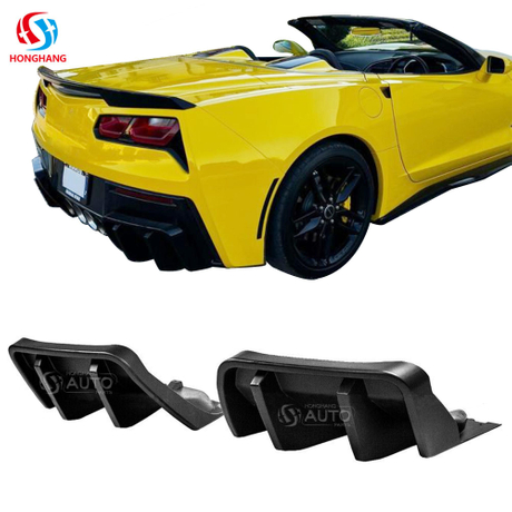Rear Bumper Diffuser Lip For Chevrolet Corvette C7 2014 2015 2016 2017 2018 2019