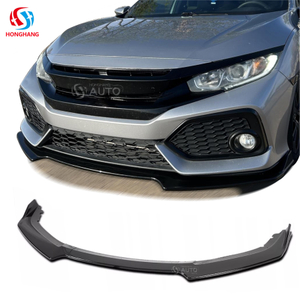 Hot Selling Front Bumper Lip Splitter For Honda Civic 2016 2017 2018 2019