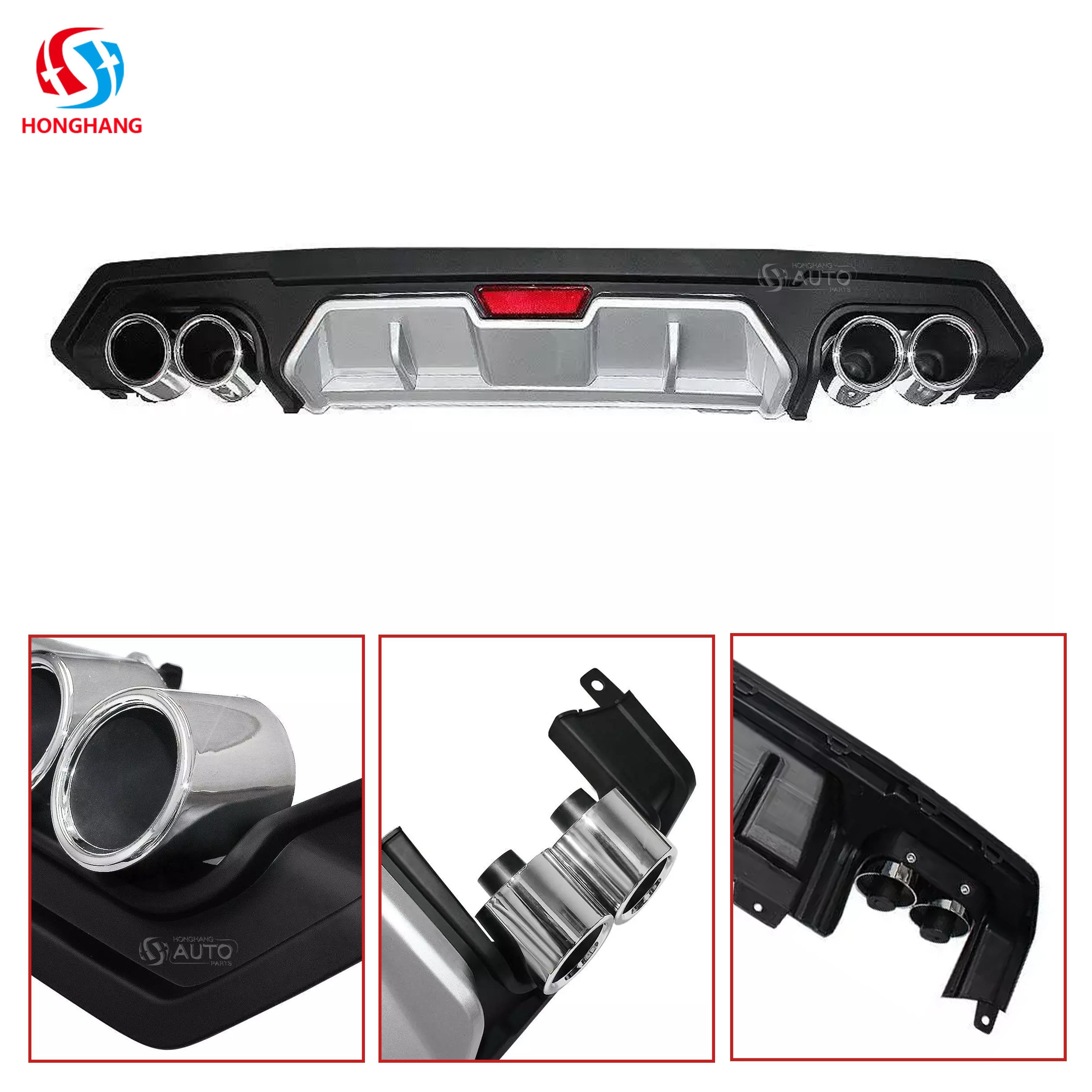 Rear Bumper Diffuser Lip For Honda Civic 2016 2017 2018