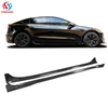Side Skirt For TESLA Model3 2017 2018 2019 2020 2021 2022 2023 
