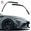 Front Bumper Upper Trim Fang For Toyota Supra GR A90 A91 MK5 2020 2021 2022 2023 2024