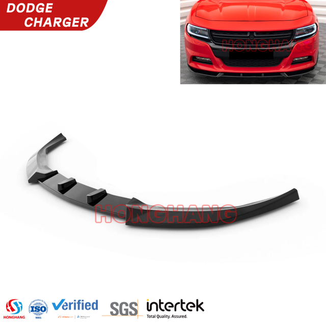 Front Bumper Lip For Dodge Charger RT MK7 2014 2015 2016 2017 2018 2019 2020 2021 2022 2023