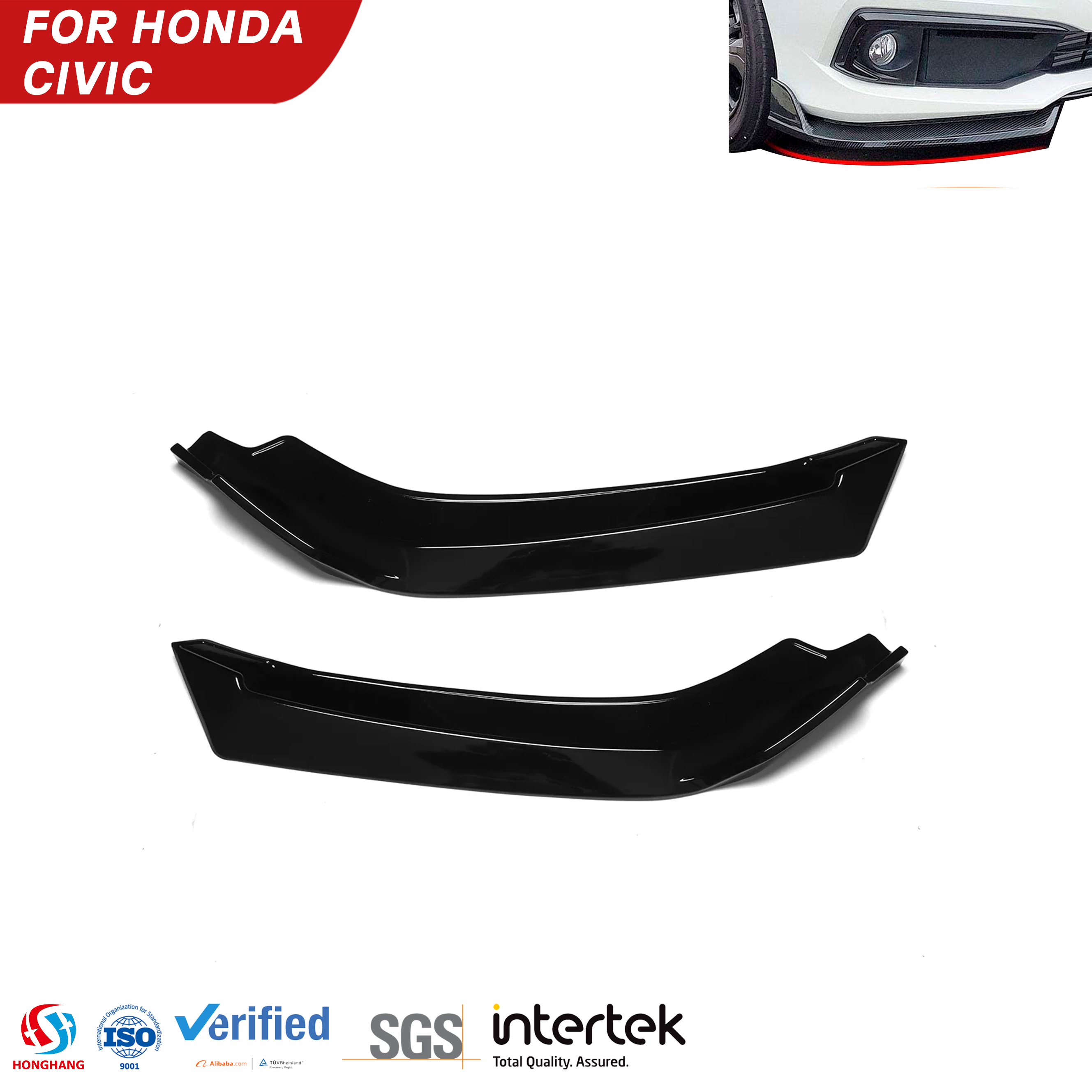 2016-2018 Honda Civic Front Corner
