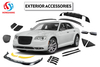 Car Rear Window Louvers & Shutters Cover For Chrysler 300C 2015-2021