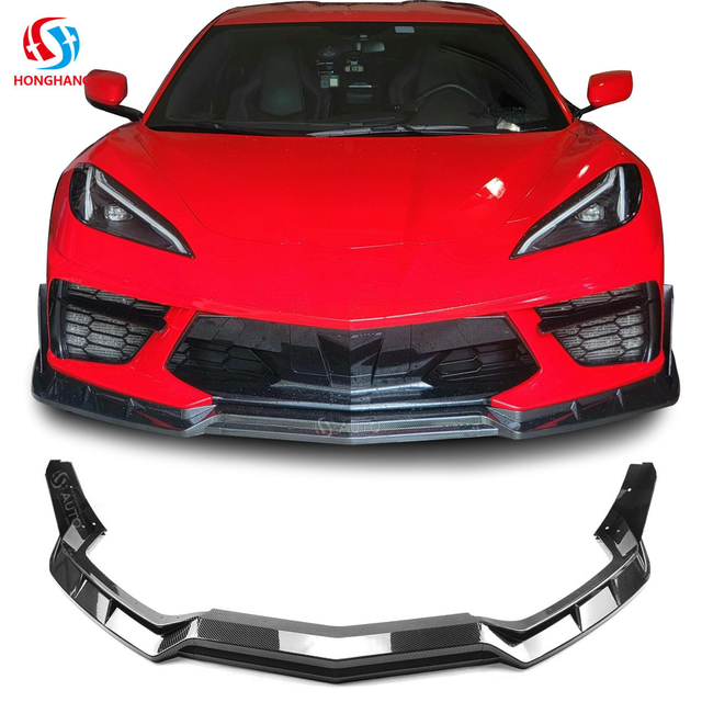 Front Bumper Splitter Lip For Corvette C8 2020 2021 2022 2023