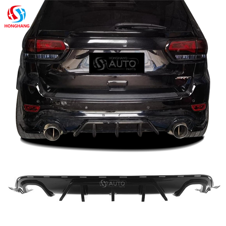 Rear Bumper Diffuser Lip For Jeep Grand Cherokee 2014 2015 2016 2017 2018 2019 2020 2021 2022