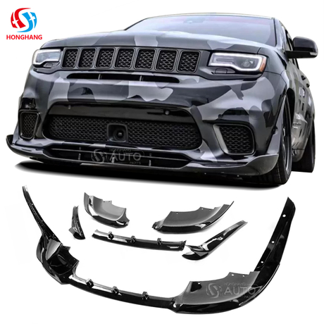 Front Bumper Lip Splitter For Jeep Grand Cherokee SRT 2012 2013 2014 2015 2016 2017 2018 2019 2020 2021