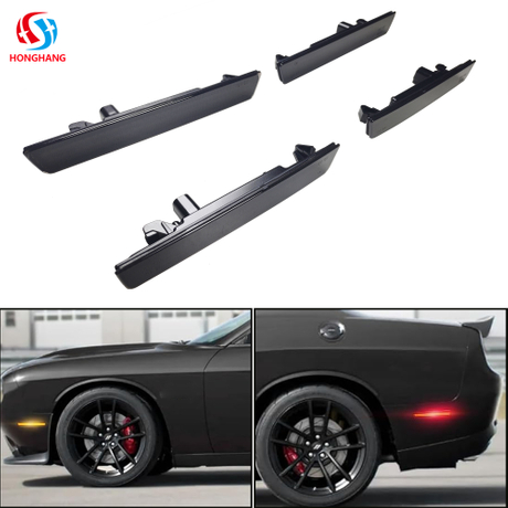 Dodge Challenger Front/Rear LED Side Marker Lights 2015 2016 2017 2018 2019 2020