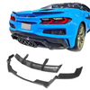 Rear Diffuser Lip For Chevrolet Corvette C8 2020 2021 2022 2023 2024