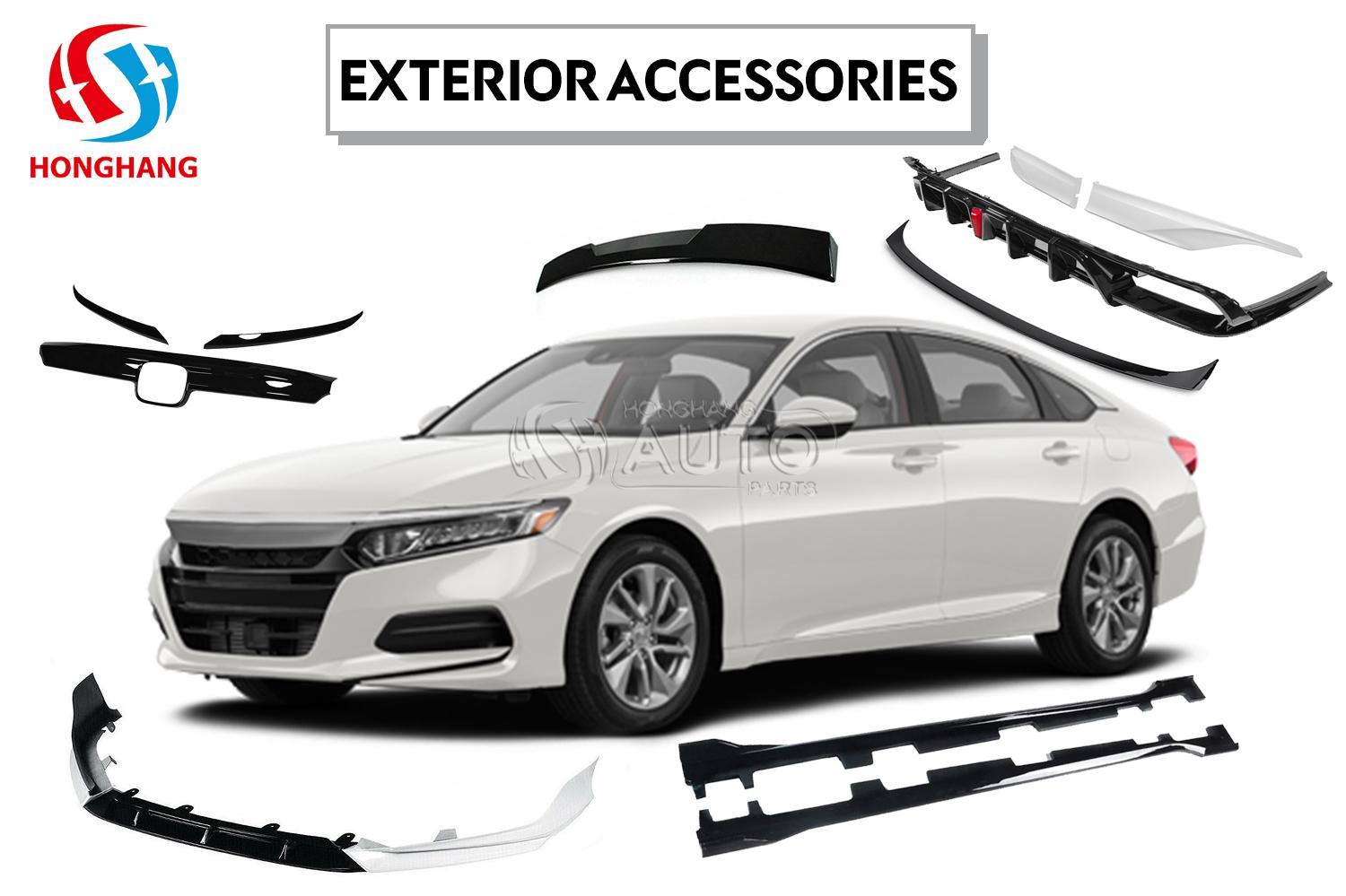 Rear Bumper Lip Splitter For Honda 10 Generation Accord 2018 2019 2020