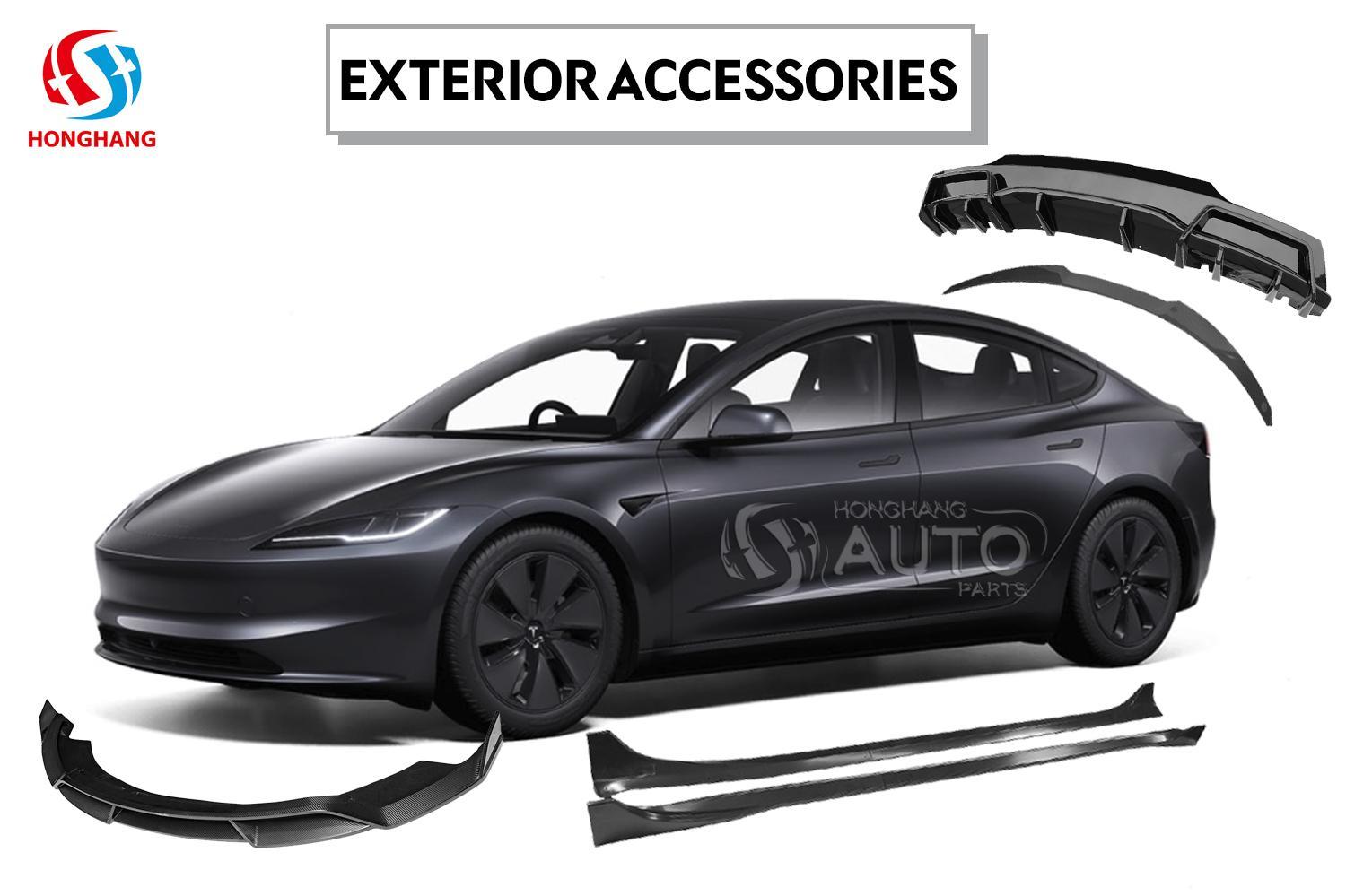 New Arrivals Rear Bumper Diffuser Lip For TESLA Model 3 2017 2018 2019 2020 2021 2022 2023