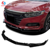 Front Bumper Lip Splitter For Honda 10 Generation Accord 2018 2019 2020 2021