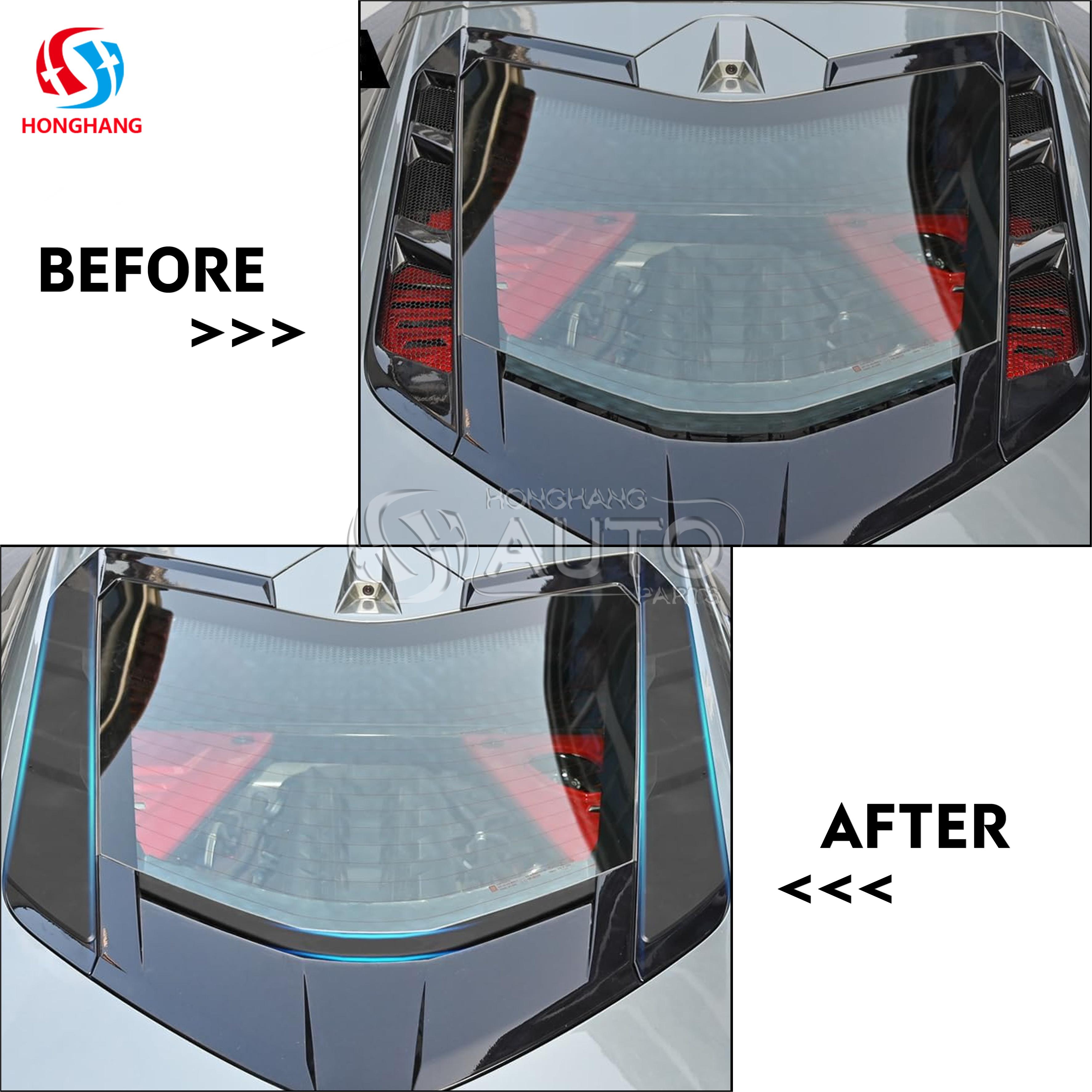 Rear Dry Bay Vent Blocks Waterproof Cover For Chevrolet Corvette C8 Coupe 2020 2021 2022 2023 2024 2025