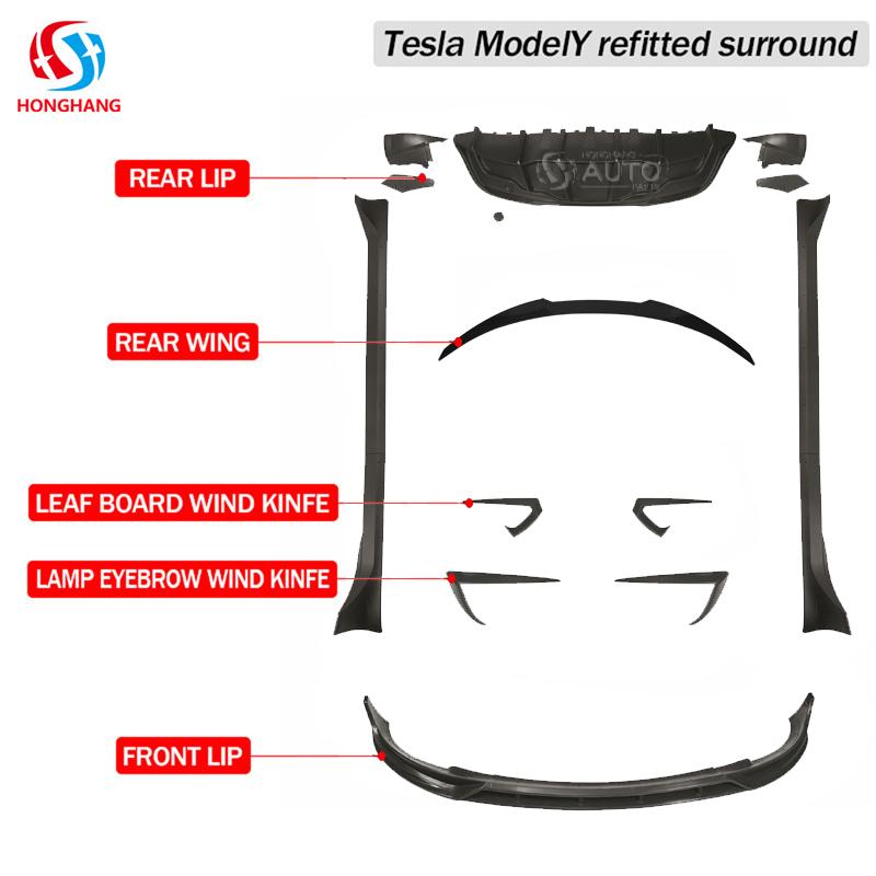 Rear Wing Spoiler For TESLA Model Y 2017 2018 2019 2020 2021 2022 2023