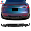 Rear Bumper Lip Diffuser For TESLA Model3 2017 2018 2019 2020 2021 2022 2023