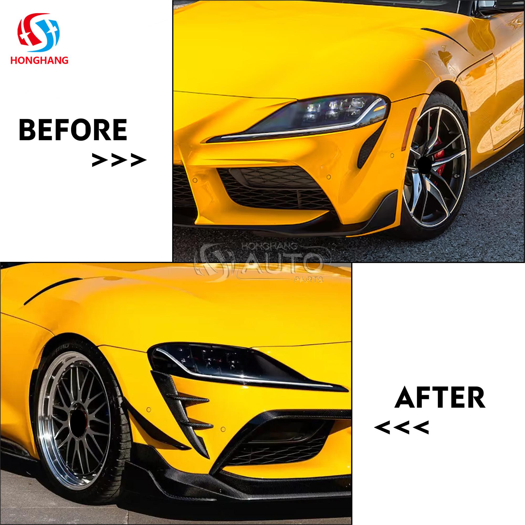 Front Bumper Vents For Toyota Supra A90 A91 MKV 2019 2020 2021 2022 2023