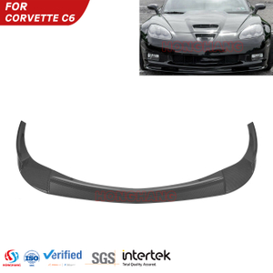 Front Lip Bumper Splitter For Corvette C6 2006 2007 2008 2009 2010 2011 2012