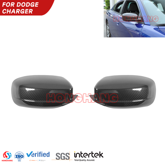 Side Mirror Cover Caps for Dodge Charger 2015 2016 2017 2018 2019 2020 2021 2022 2023