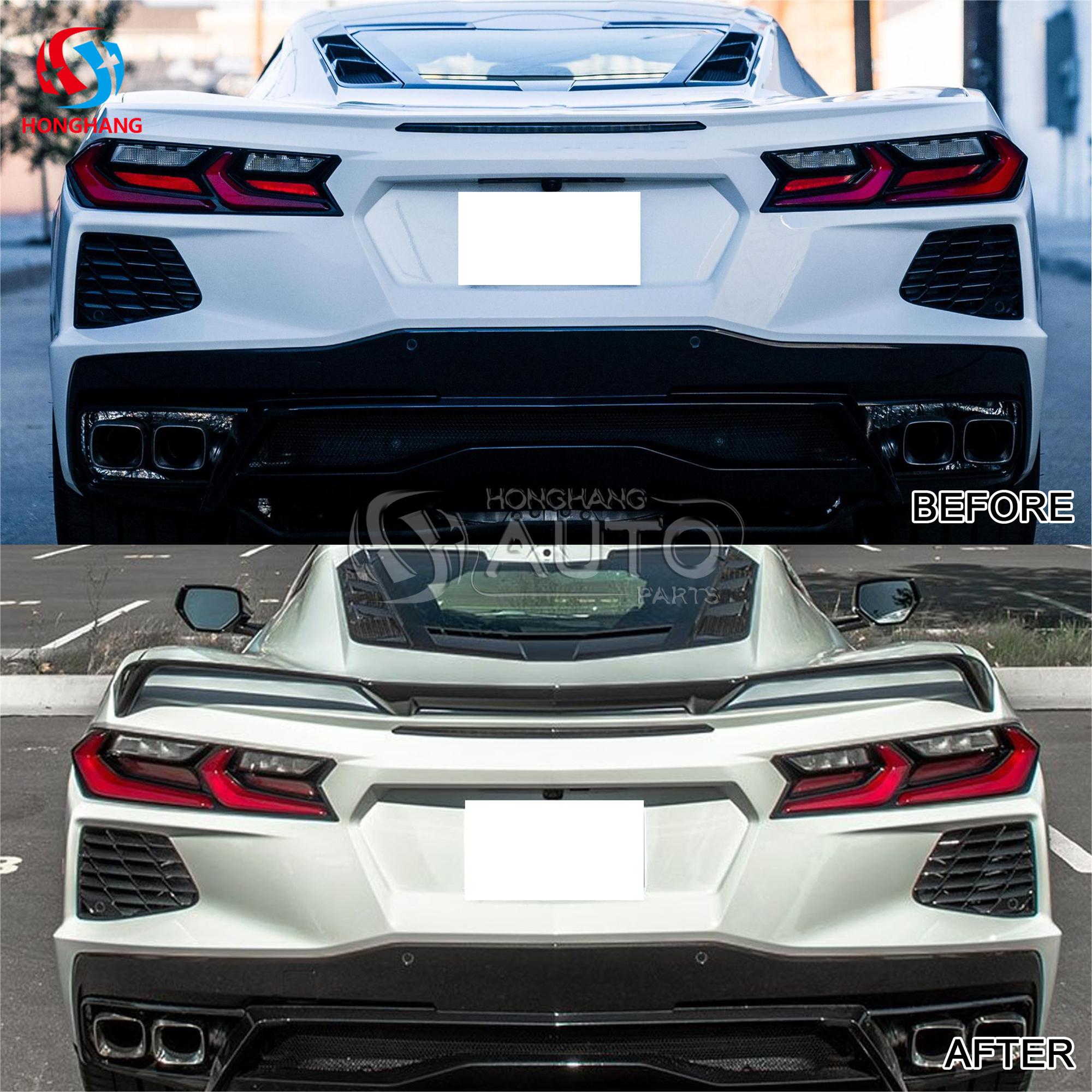 Rear Wing Spoiler For Chevrolet Corvette C8 2020 2021 2022 2023 2024