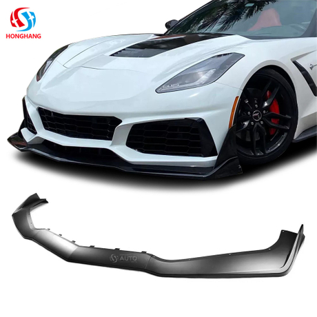 Chevrolet Corvette C7 ZR1 Style Front Bumper Splitter Lip 2014 2015 2016 2017 2018 2019