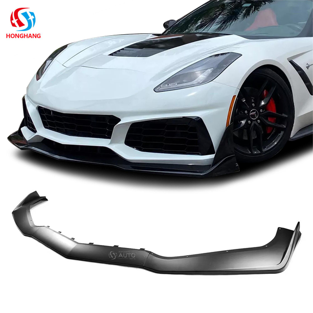 Chevrolet Corvette C7 ZR1 Style Front Bumper Splitter Lip 2014 2015 2016 2017 2018 2019