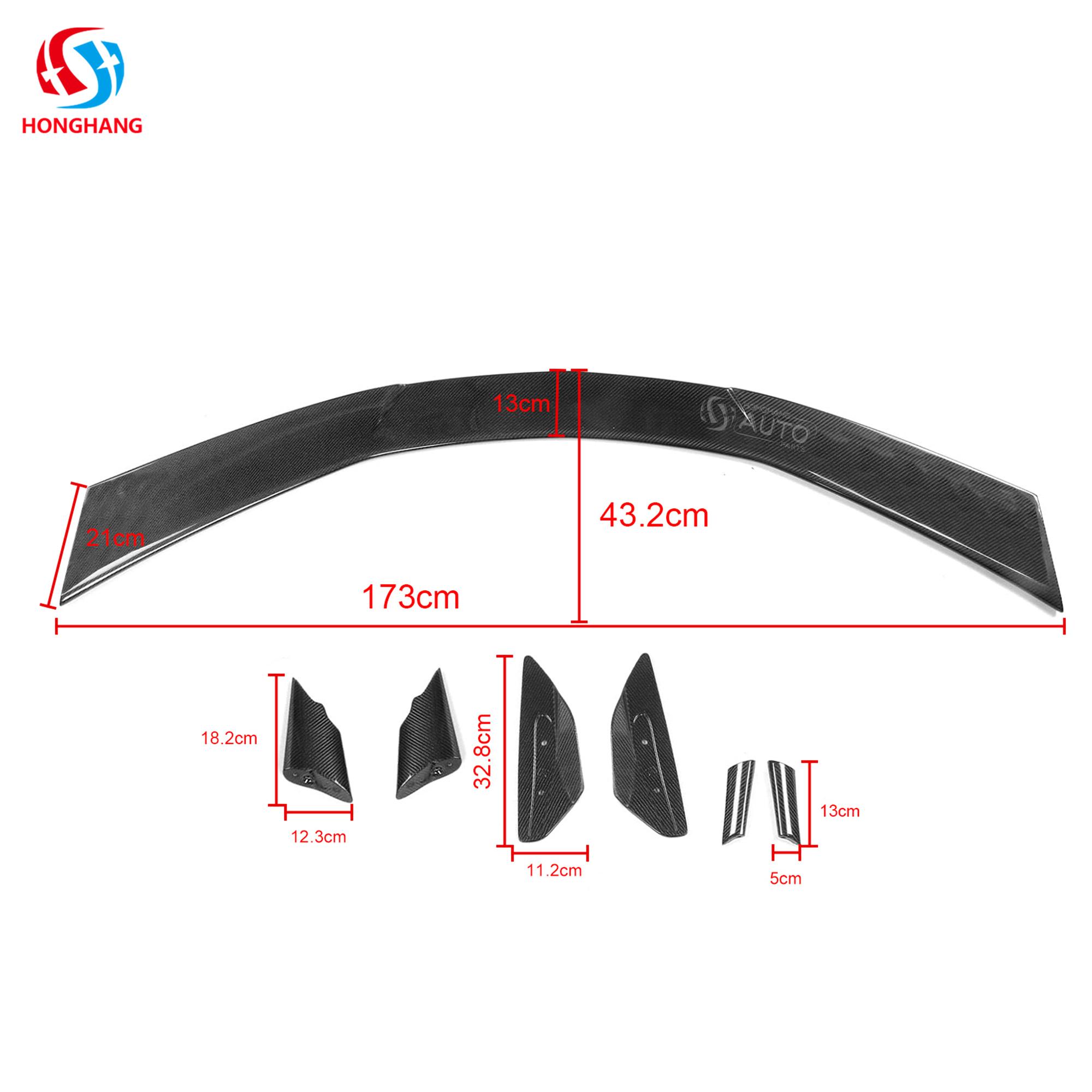 Rear Spoiler For Chevrolet Corvette C8 2020 2021 2022 2023 2024