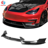 Front Lip Splitter For TESLA Model 3 2017 2018 2019 2020 2021 2022 2023